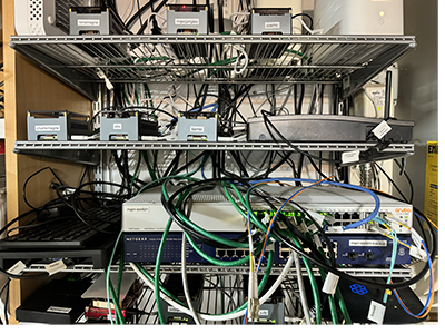Computer rack.